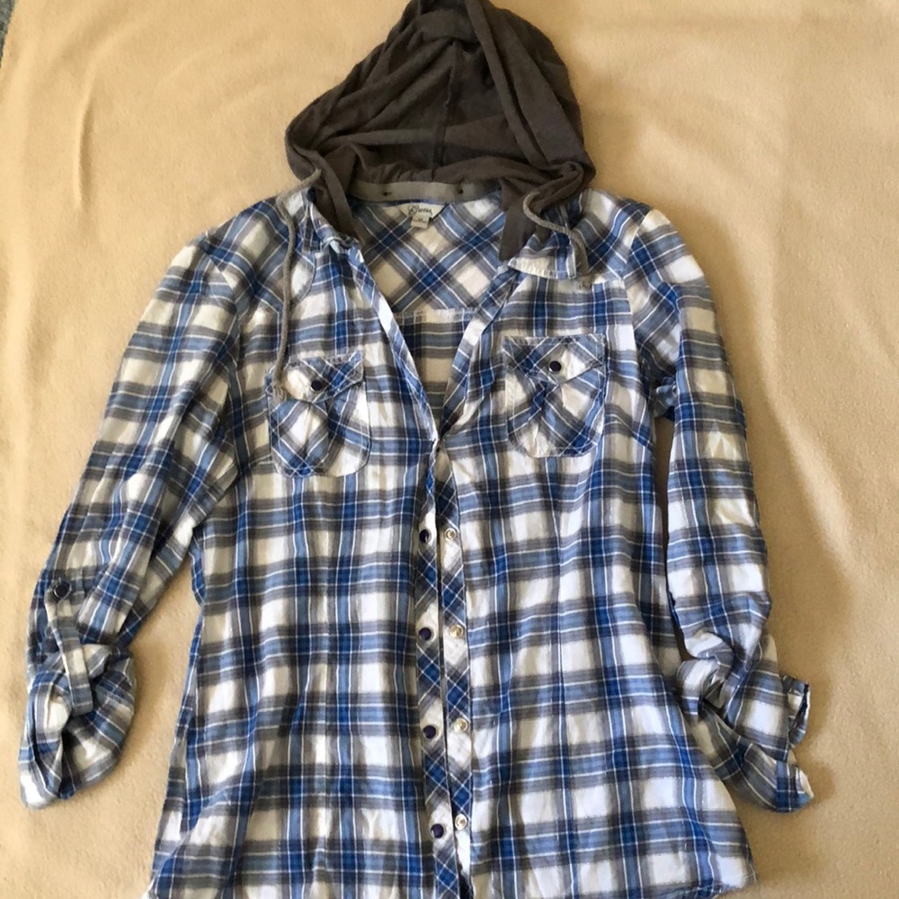 GUESS flannel button up